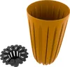 Donica na kwiaty wysoka wkład H 50cm żółta okrągła Podgląd zdjęcia produktu 4