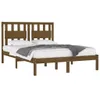The Living Store Massivholzbett Honigbraun Kiefer 200x200 Produktbild-Vorschau 2