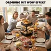 eluno 2-stöckige eckige Obstetagere / Brotkorb, Obstschale, Produktbild-Vorschau 5