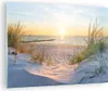 Bilder auf glas - Düne Strand Meer - 70x50cm - Glasbilder - Produktbild-Vorschau 1