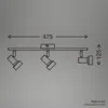 Briloner Deckenlampe Schwenkbar 47,5cm GU10 Fassung max. 9W Produktbild-Vorschau 6