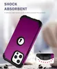 iPhone 14 Pro Hülle, 3 in 1 Hybrid PC TPU Stossfest Robust Produktbild-Vorschau 4