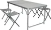 5 teiliges Alu Campingmöbel Set Outdoor Camping Tisch Produktbild-Vorschau 2