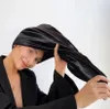 INF Doppellagige Haartrockenhaube aus Kunstseide Schwarz Produktbild-Vorschau 2