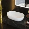 Lavabo da appoggio in Vetroceramica, bianco, ovale, grande, Anteprima dell’immagine prodotto 5