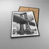 Gerahmtes Poster - Schwarzer Rahmen - Manhattan Brücke Produktbild-Vorschau 3