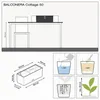 LECHUZA Bac à plantes BALCONERA Cottage 50 noir graphite | Voir les images du produit 11