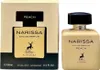 A product shot of a perfume bottle and its packaging. Produktbild-Vorschau