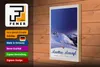 Holzschild Reise 20x30cm Muottas Muragl Schweiz Winter Produktbild-Vorschau 4