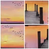 Bild auf Leinwand - Leinwandbild - Fußgängerbrücke Sommer Produktbild-Vorschau 8