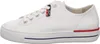 A side view of a white leather sneaker. Produktbild-Vorschau