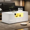 Table basse Sweiko 100x50x40cm, table basse avec lumière Voir les images du produit 4