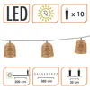 Ghirlanda luminosa a LED con pannello solare, 10 lanterne Anteprima dell’immagine prodotto 3