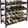 A multi-tiered wine rack filled with wine bottles. Podgląd zdjęcia produktu
