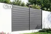 VANO 4 m H. 180 cm Grauer Lamellenzaun aus Aluminium Produktbild-Vorschau 1