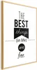 Posterpapier Poster - The Best Things in Life Are Free Produktbild-Vorschau 1