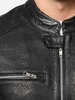 Tazzio Herren Lederjacke A803 (Schwarz, L) Produktbild-Vorschau 6