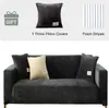 Sametový potah na pohovku 2 Seater- Soft Stretch Couch Náhled obrázku produktu 1