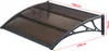 Auvent 'Mellerud' Polycarbonate 150 x 100 cm Noir/Brun Voir les images du produit 3