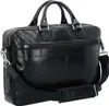 A black leather briefcase is shown against a white background. Produktbild-Vorschau