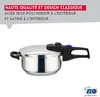 Steam pressure cooker - FACKELMANN - Elo Praktika - 18/10 Anteprima dell’immagine prodotto 5
