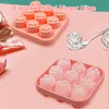 Silikon Eiswürfelform Rose 9 Fächer mit Deckel, Produktbild-Vorschau 4