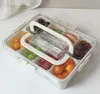 Snack Box, Snackbox Mit 8 Fächern, Snackschale Mit Deckel Produktbild-Vorschau 3