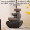 Mini Zimmerbrunnen Wasserfall 13,3×13,3×17,5 cm, Produktbild-Vorschau 4