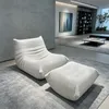 Canapé - Fauteuil-lit Canapé relax avec pouf Beige Voir les images du produit 9