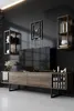 Skye Decor, Linea Chrome - Noce, Nero, Mobili TV, noce, 180 Anteprima dell’immagine prodotto 1