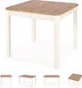 Esstisch Ausziehbar - 90-130 cm Lange - Braun - Quadratisch Produktbild-Vorschau 1