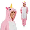 Pyjama Onesie Kigurumi Kostüm Verkleidung Rosa Einhorn XL: Produktbild-Vorschau 1
