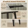 HOMCOM Esstisch Ausziehbar 120-160x80cm Esszimmertisch für Produktbild-Vorschau 8