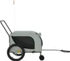 Cloris Designermöbel Fahrradanhänger Hunde Grau und Schwarz Produktbild-Vorschau 5