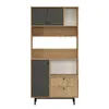 Skye Decor, RE4-SA, Mehrzweckschrank, Eiche, 100 % Produktbild-Vorschau 4