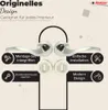 A marketing image showcasing door handles with various features highlighted by text and icons. Produktbild-Vorschau