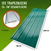 DEUBA® 12x Trapezblech 129cm x 46cm = 7m² verzinkt Produktbild-Vorschau 5
