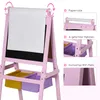 Dětský stolek HOMCOM, design 3 v 1, pro děti od 3 let, MDF, Náhled obrázku produktu 6