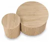 SensaHome Japandi Couchtisch Set Rund - 2 Beistelltische Produktbild-Vorschau 4