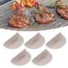 5 Stück hochtemperaturbeständige runde Grillmatte, Produktbild-Vorschau 5
