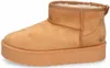 A single tan boot with a platform sole is shown against a white background. Anteprima dell’immagine prodotto