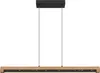 Globo Lighting Hängeleuchte Metall schwarz matt, Holz Produktbild-Vorschau 2