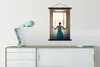 MuchoWow® Textilposter Frau öffnet Fenster 60x90 cm mit Produktbild-Vorschau 3