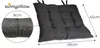 Sunnypillow 4er Set Stuhlkissen mit Bändern 45x45 cm Produktbild-Vorschau 2