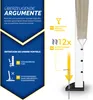 Marketing graphic highlighting features of a pavilion, with text and icons. Anteprima dell’immagine prodotto