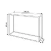 AX LIVING Console d'entrée Lortie 100 cm blanc structure Voir les images du produit 3