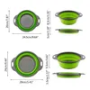 Lot de 2 - Passoire en silicone pliable, Bol en silicone, Voir les images du produit 18