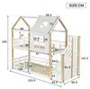Merax Etagenbett 90x200cm mit Treppe und Rausfallschutz, Produktbild-Vorschau 7