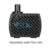 A black submersible water pump with adjustable flow rate controls. Podgląd zdjęcia produktu