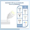 ZMH LED stropné svetlo 6 Flame White Vintage Nastaviteľné Náhľad obrázku produktu 2